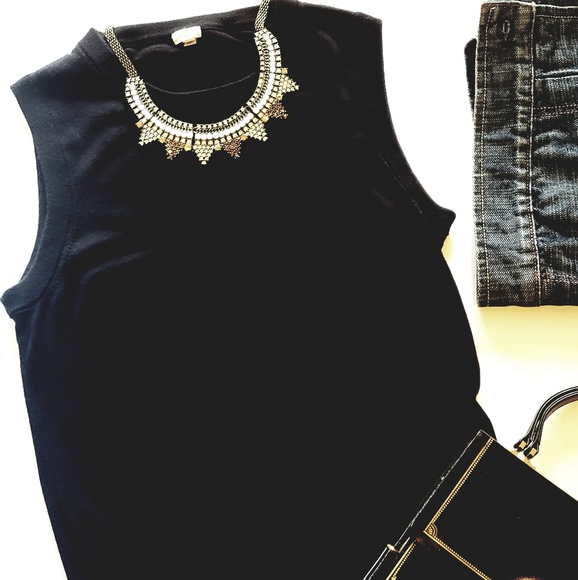 J. Crew Factory | Crewneck Sleeveless Sweater - Picture 2 of 5